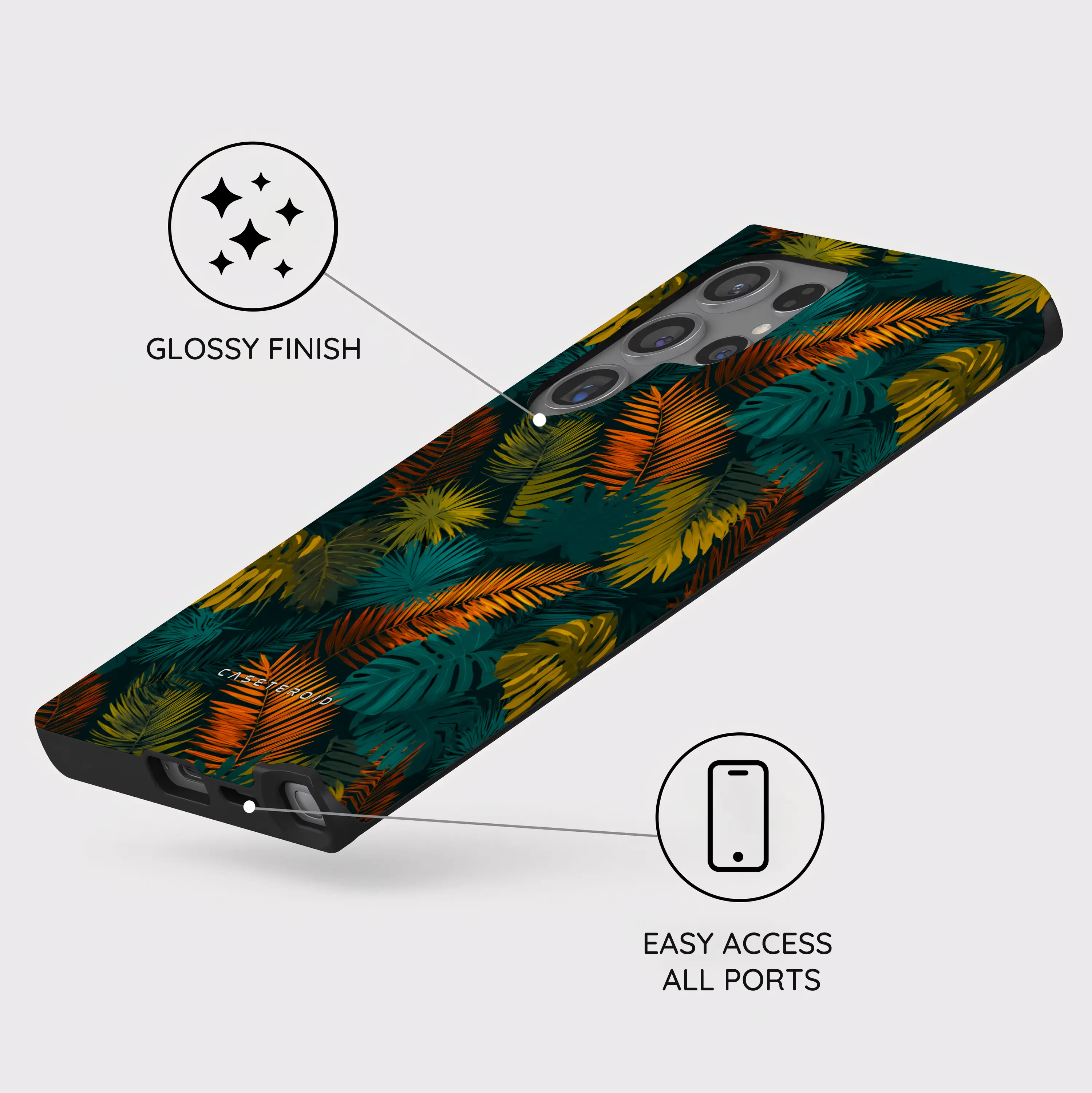 Tropico Noir - Samsung Galaxy S24 Ultra Case