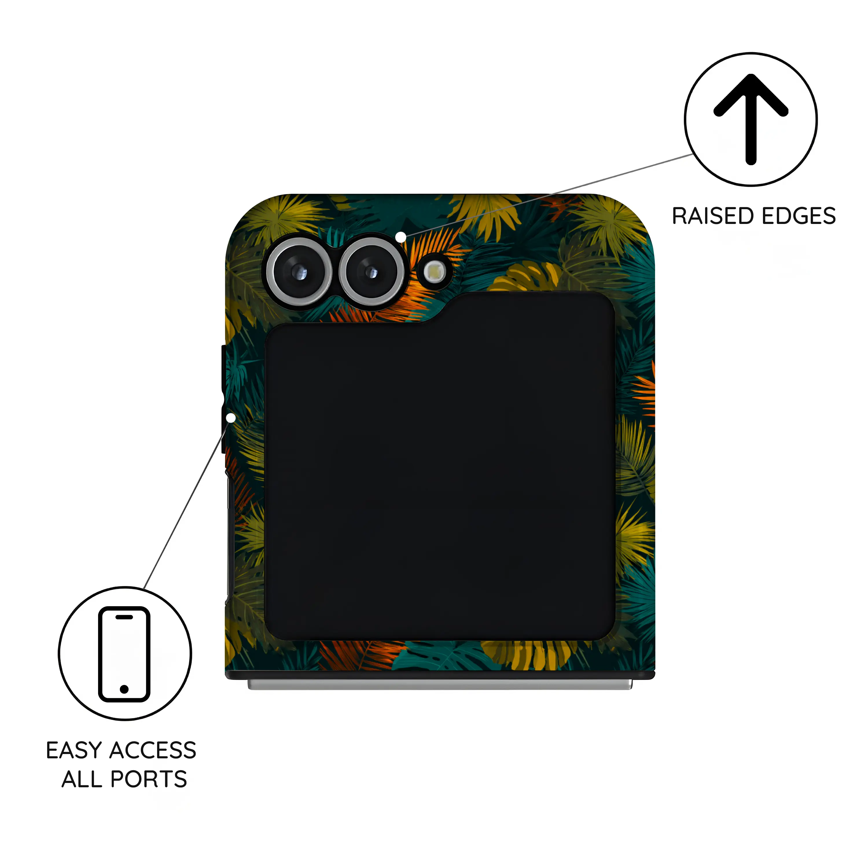 Tropico Noir - Samsung Galaxy Z Flip 6 Case