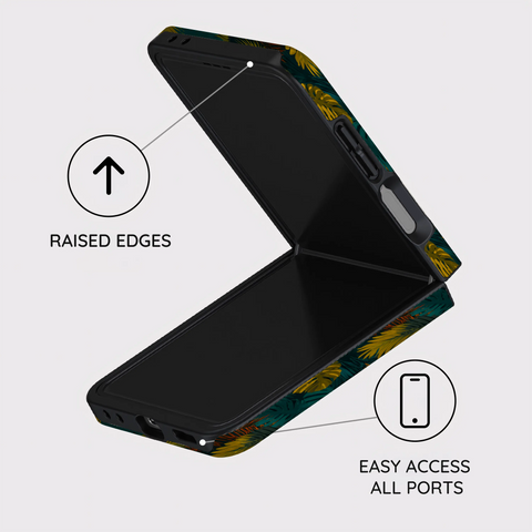 Tropico Noir - Samsung Galaxy Z Flip 7 Case