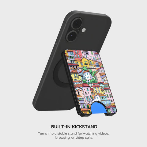 Urban Mosaic - Magnetic Wallet & Stand