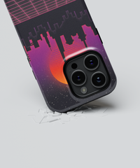 iPhone Tough Case with MagSafe - Urban Sunset Horizon - CASETEROID