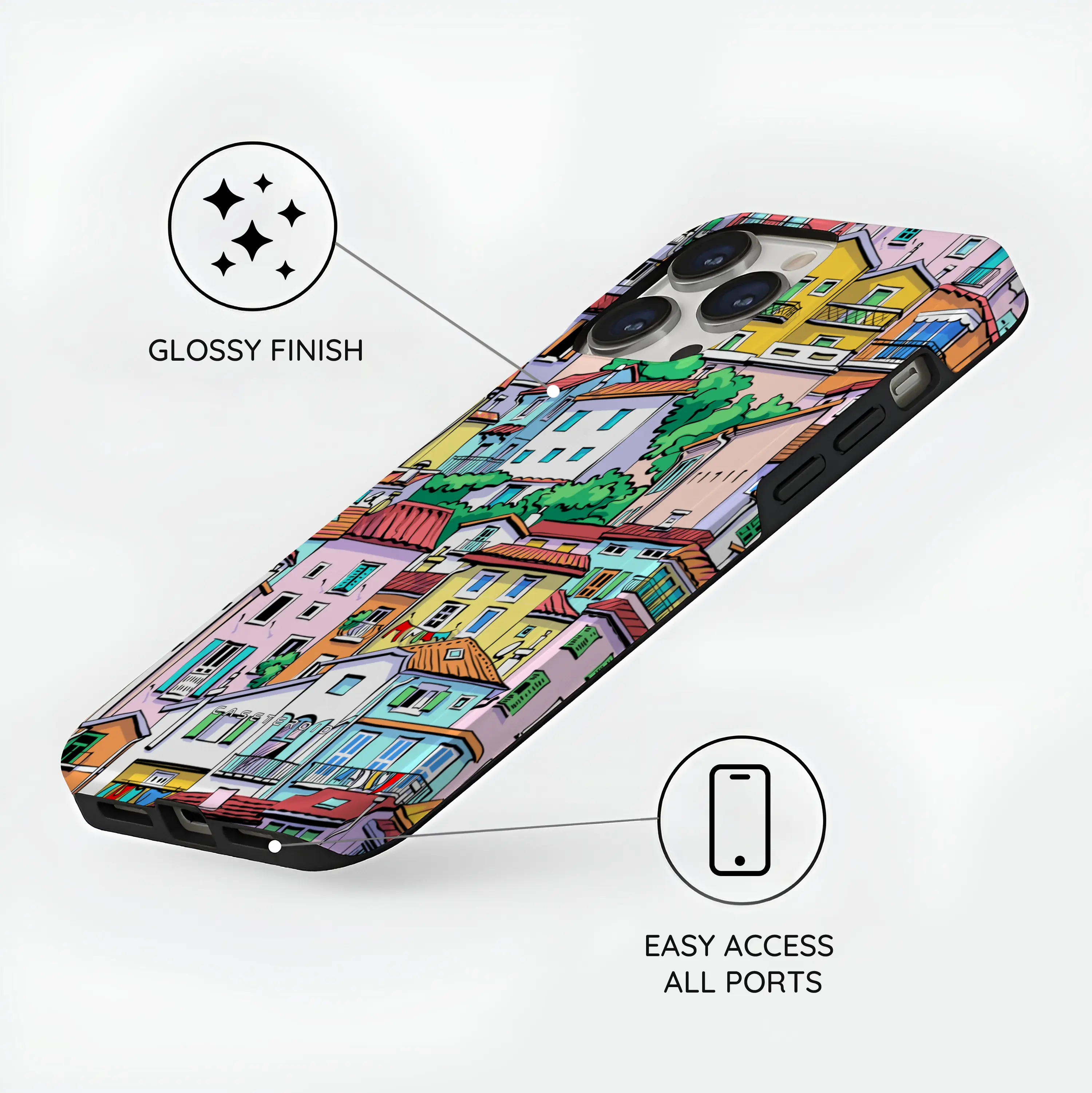 Urban Mosaic - iPhone 13 Pro Max Case
