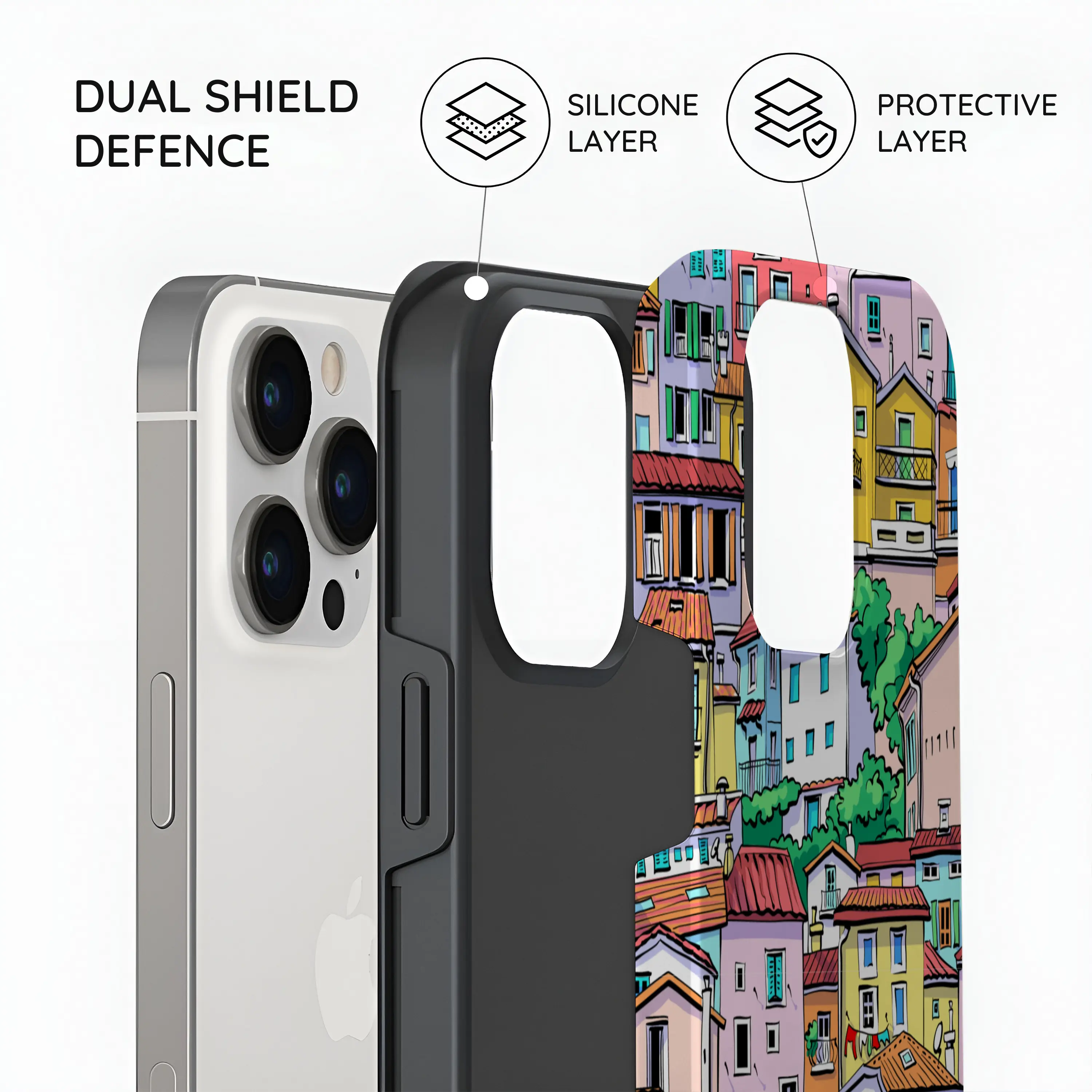 Urban Mosaic - iPhone 14 Pro Case