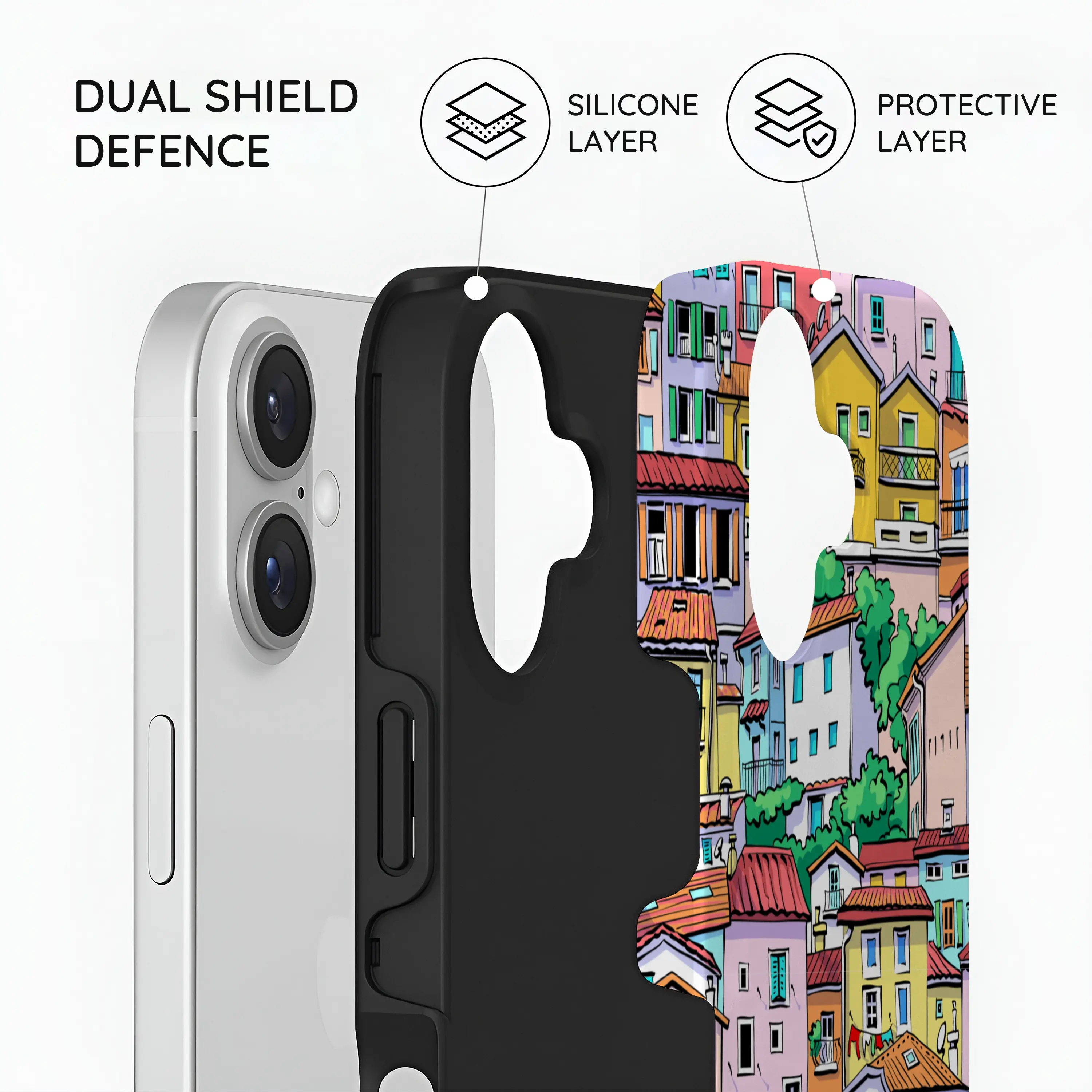 Urban Mosaic - iPhone 16 Case