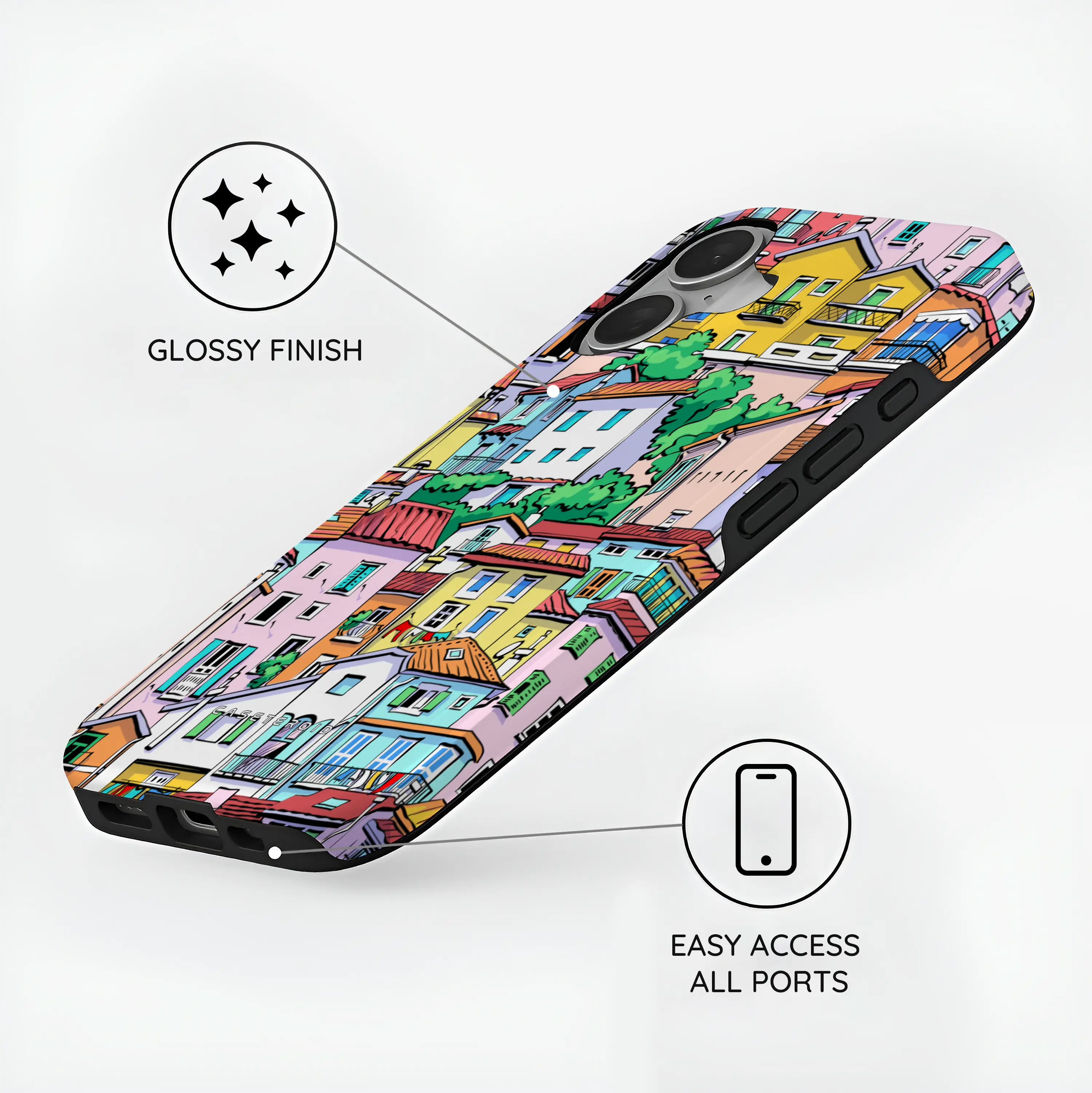 Urban Mosaic - iPhone 16 Case