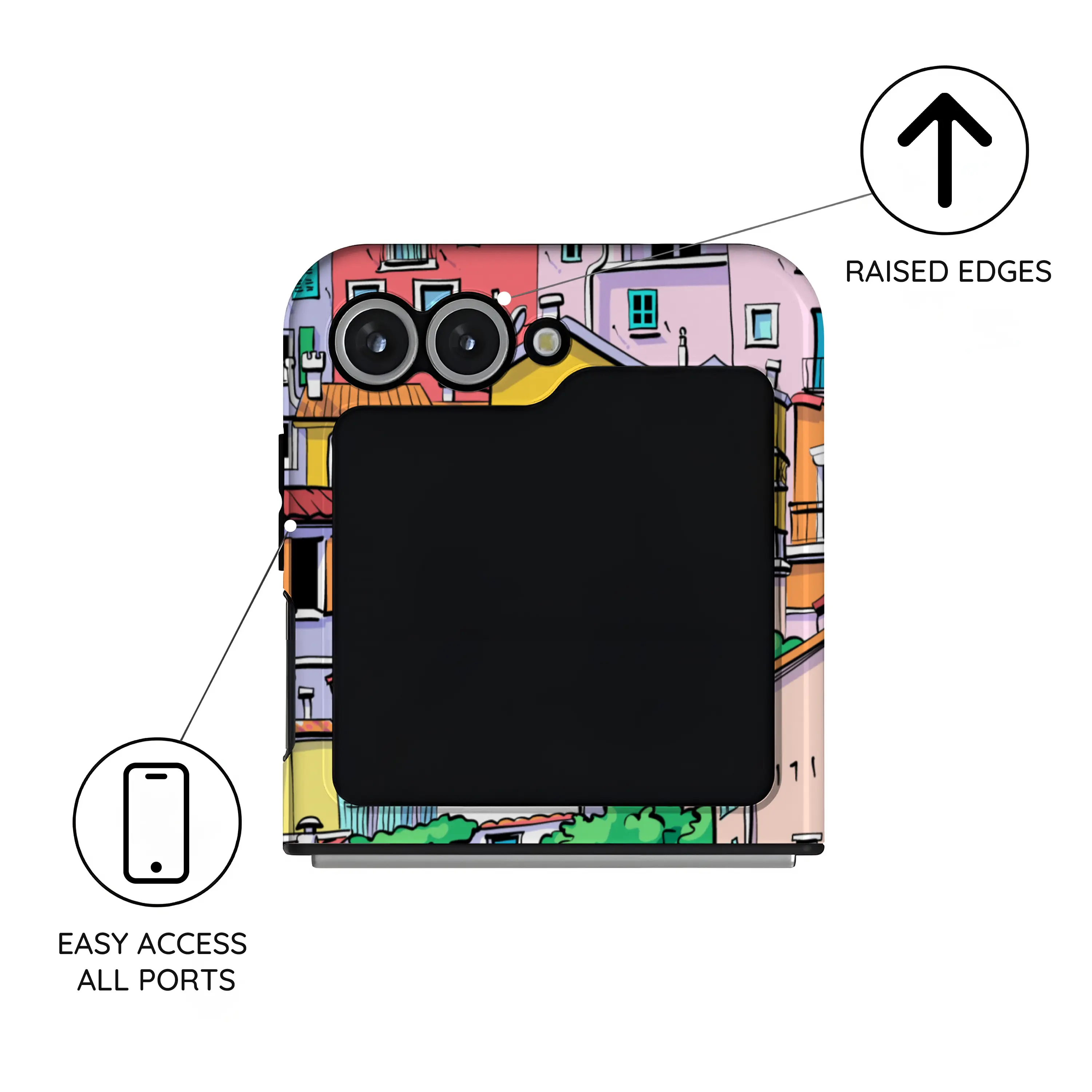 Urban Mosaic - Samsung Galaxy Z Flip 6 Case
