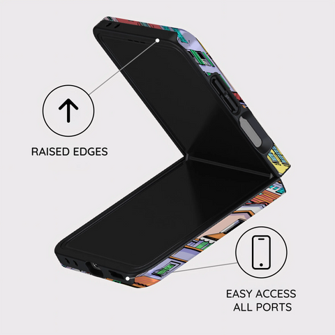 Urban Mosaic - Samsung Galaxy Z Flip 7 Case