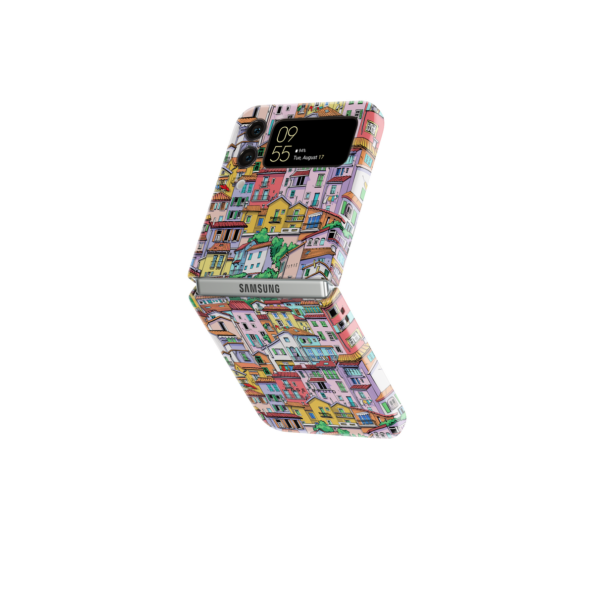 Samsung Galaxy Z Flip 3 Tough Case - Urban Mosaic - CASETEROID