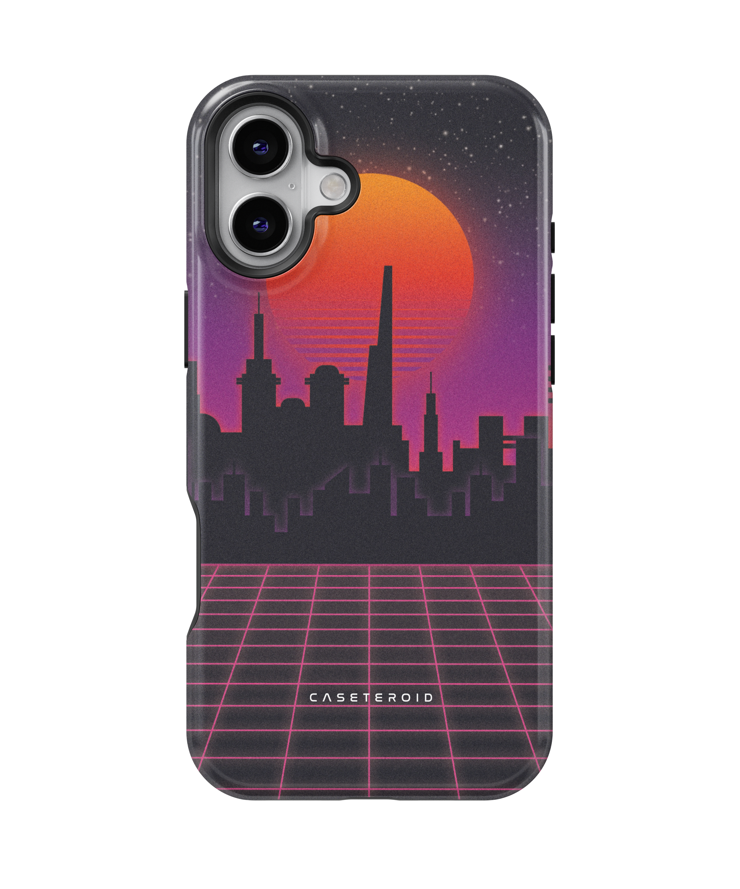 iPhone Tough Case with MagSafe - Urban Sunset Horizon - CASETEROID