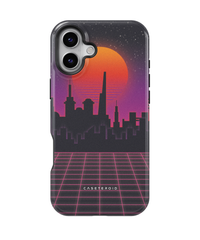 iPhone Tough Case with MagSafe - Urban Sunset Horizon - CASETEROID