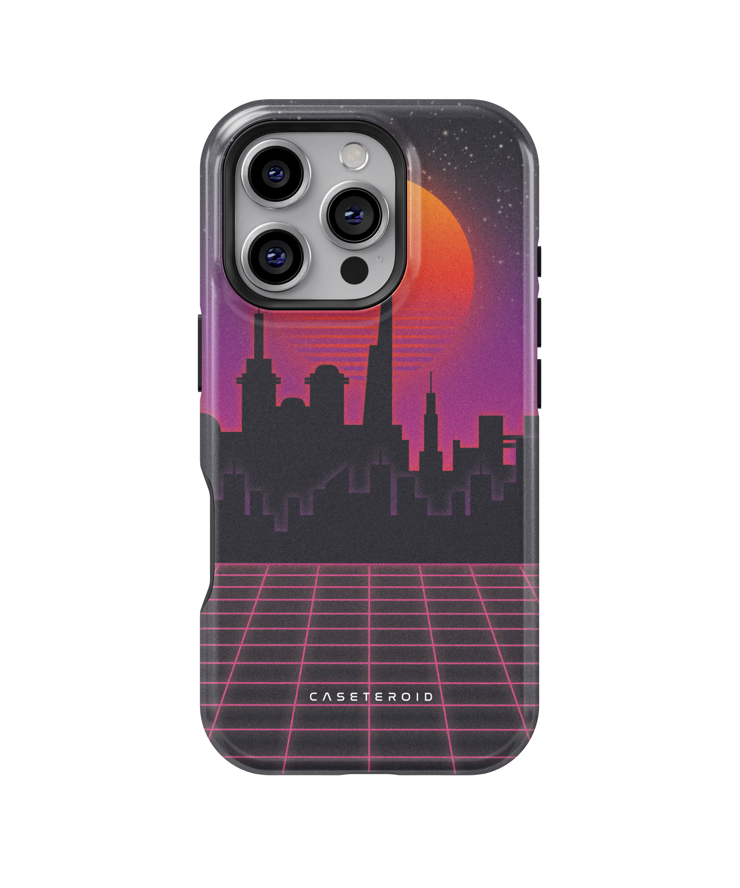 iPhone Tough Case with MagSafe - Urban Sunset Horizon - CASETEROID