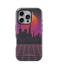 iPhone Tough Case with MagSafe - Urban Sunset Horizon - CASETEROID