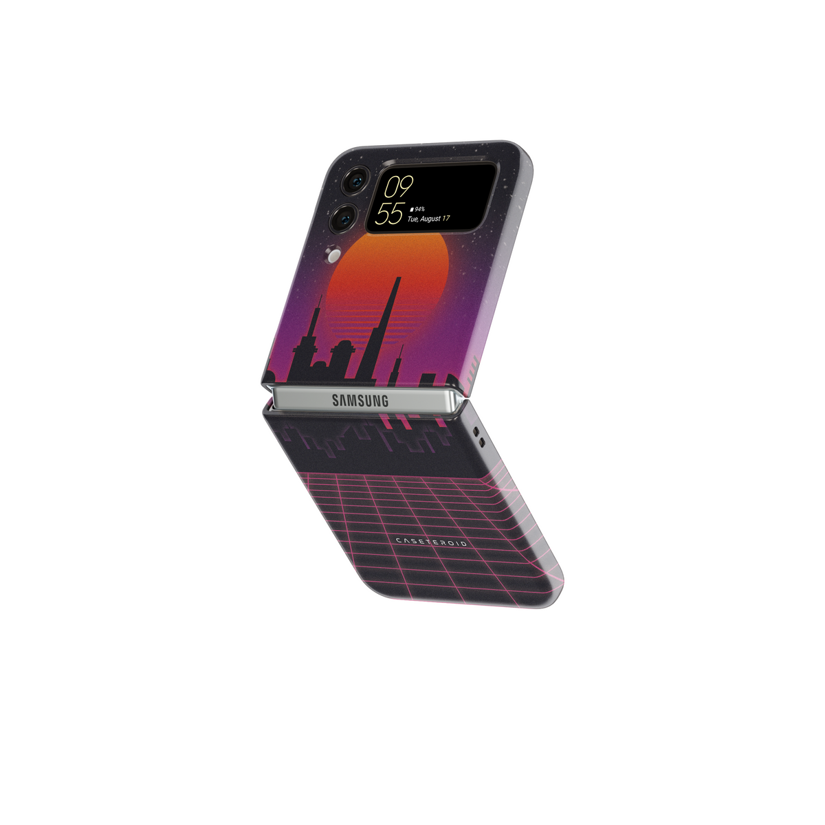 Samsung Galaxy Z Flip 5 Tough Case - Urban Sunset Horizon - CASETEROID