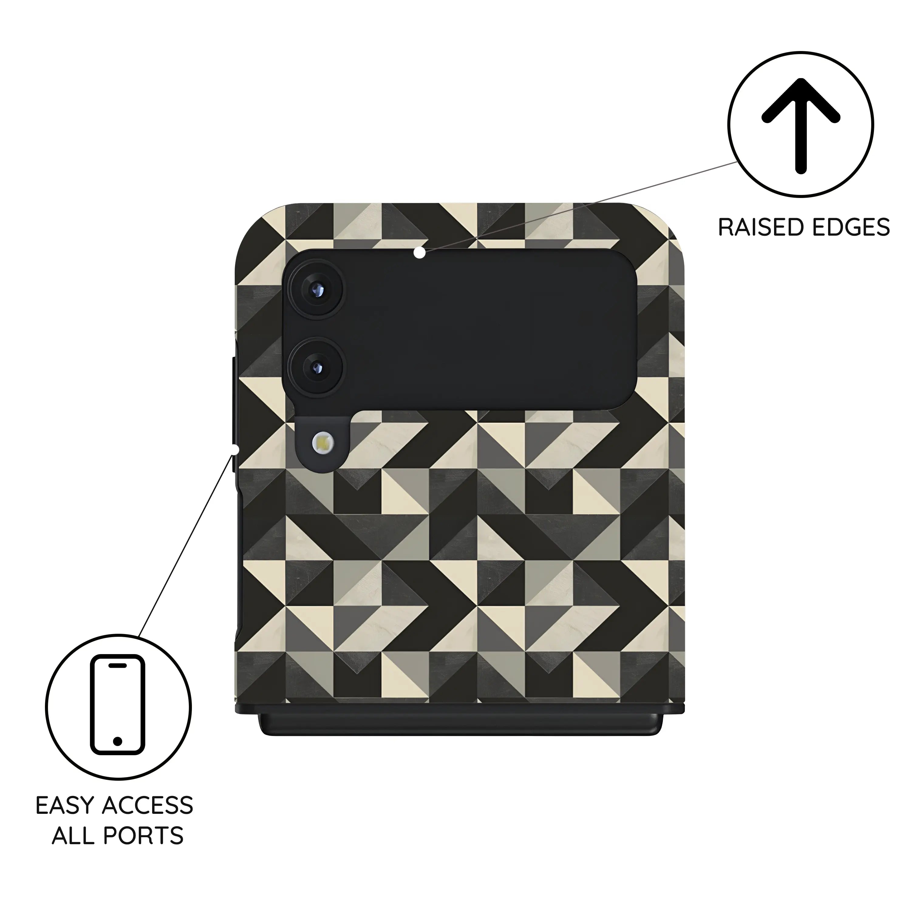 Vector Noir - Samsung Galaxy Z Flip 4 Case
