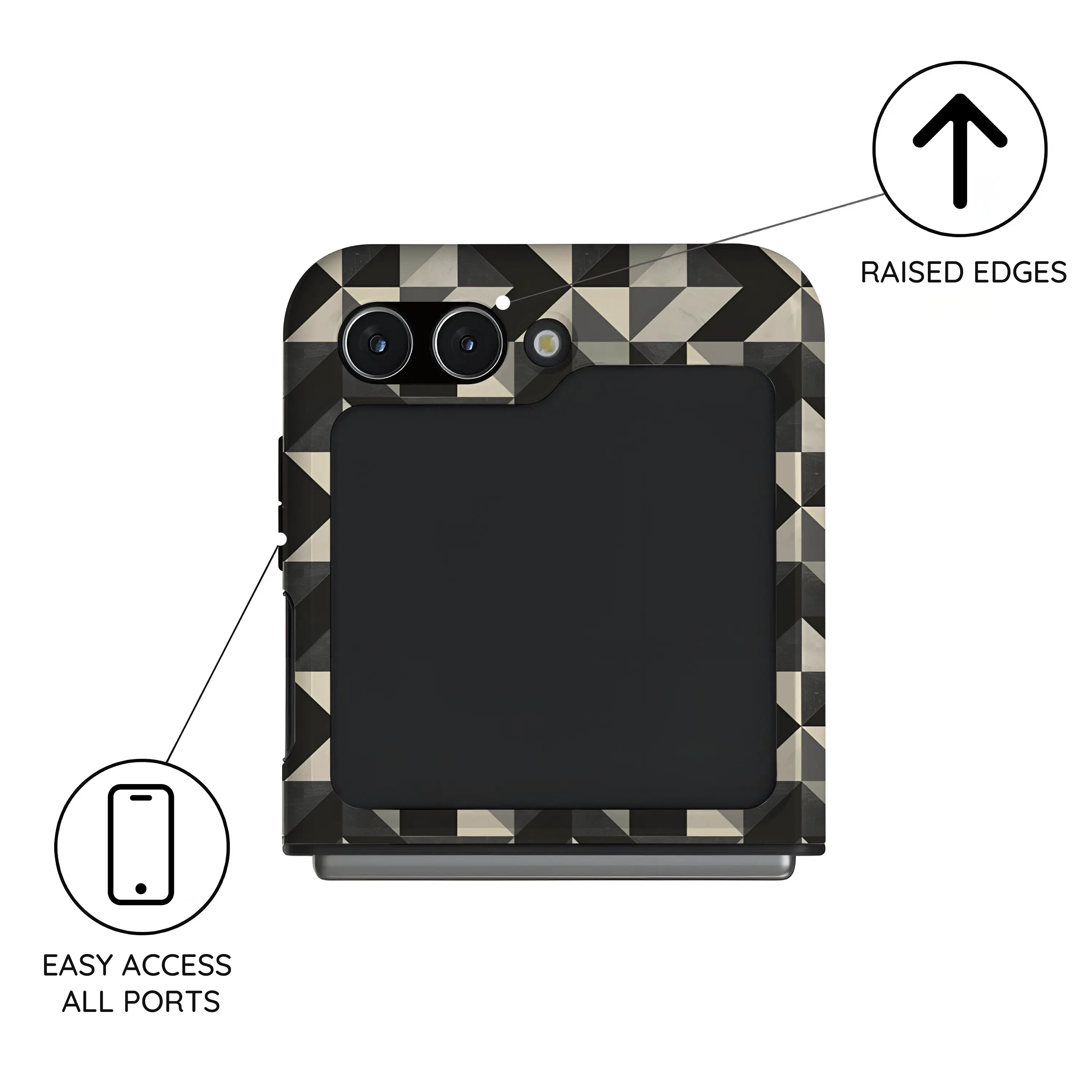Vector Noir - Samsung Galaxy Z Flip 5 Case