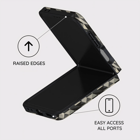 Vector Noir - Samsung Galaxy Z Flip 7 Case