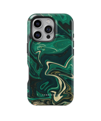 iPhone Tough Case with MagSafe - Verde Veins Marble - CASETEROID