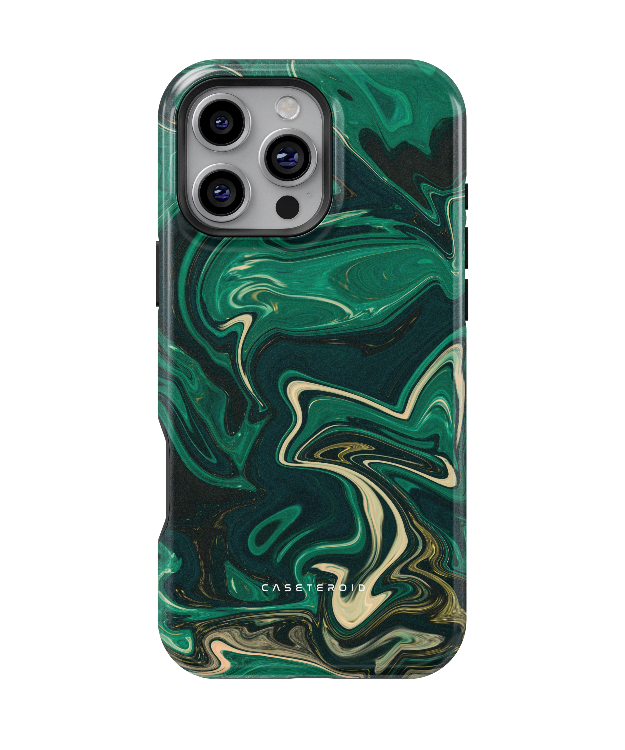 iPhone Tough Case with MagSafe - Verde Veins Marble - CASETEROID