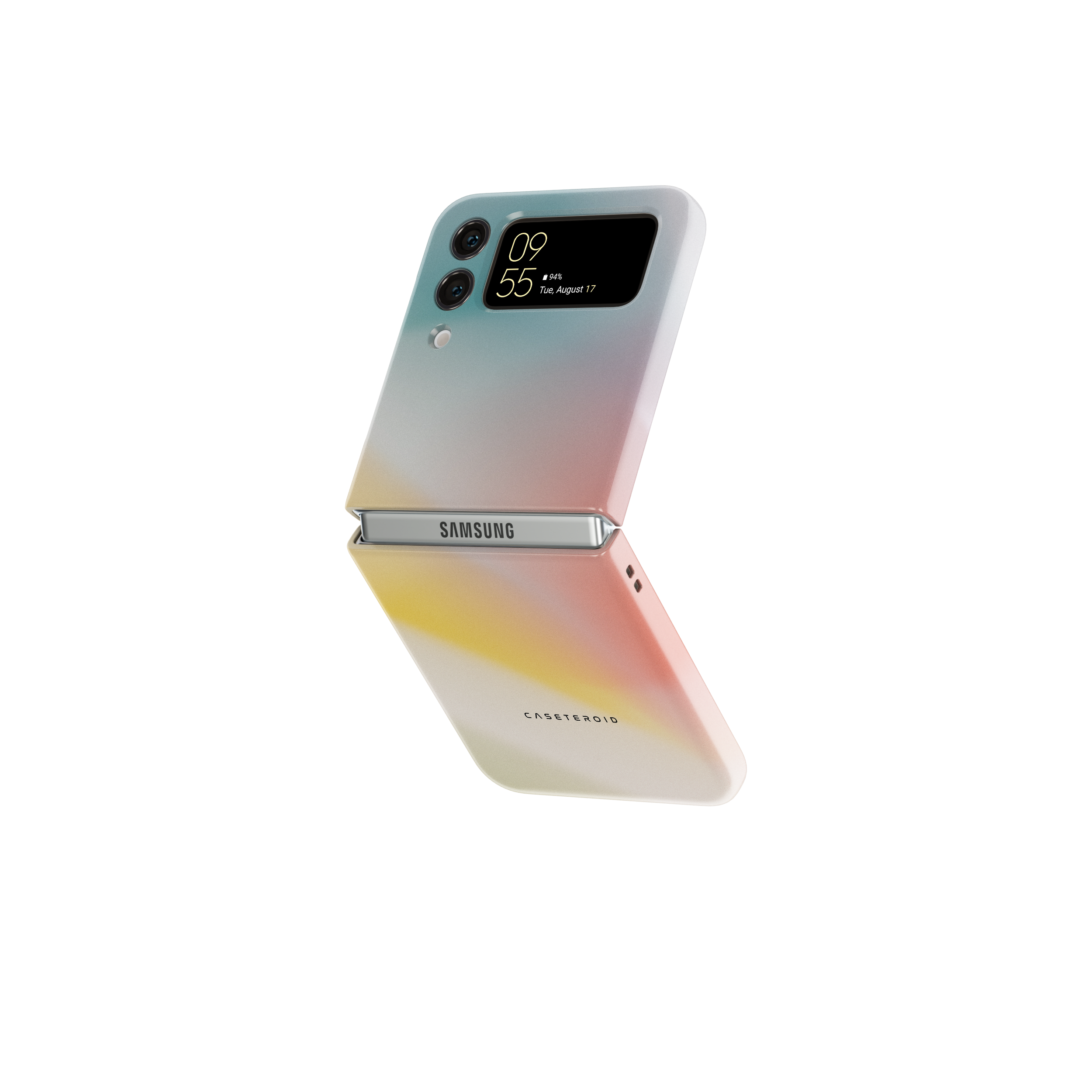 Samsung Galaxy Z Flip 4 Tough Case - Vibrant Spectrum - CASETEROID