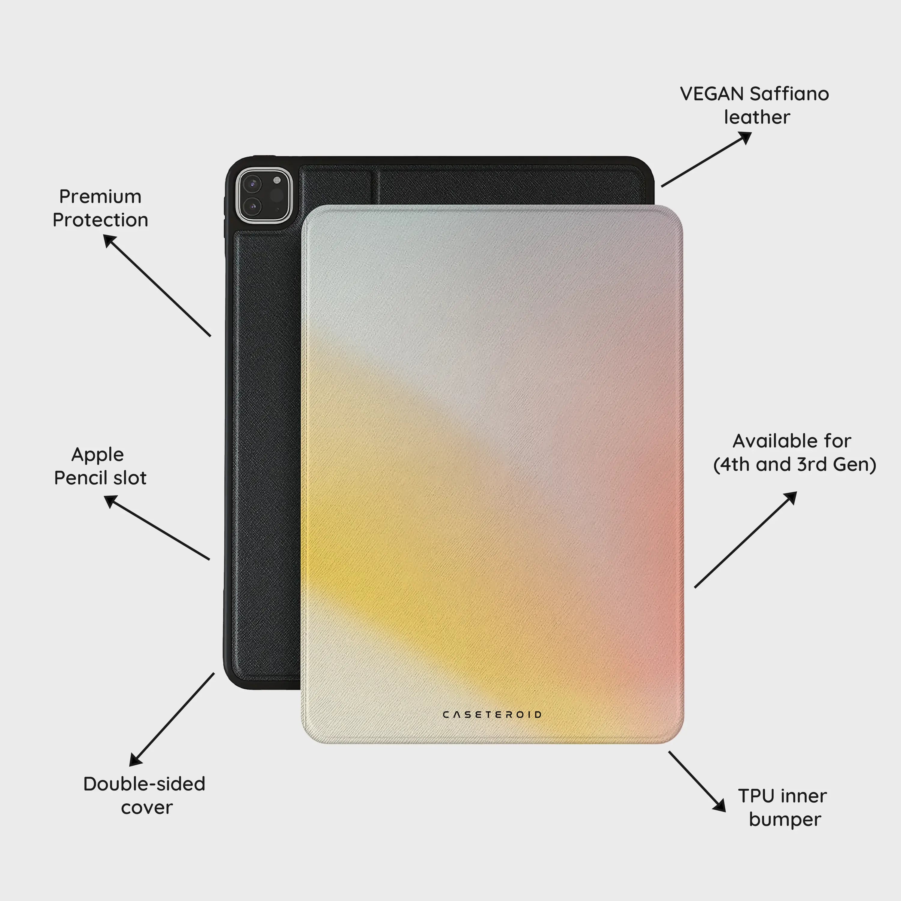 Vibrant Spectrum - iPad Pro 11 (4th/3rd Gen) Case