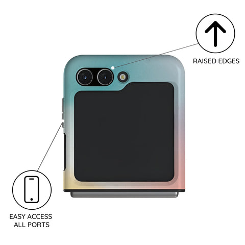Vibrant Spectrum - Samsung Galaxy Z Flip 5 Case