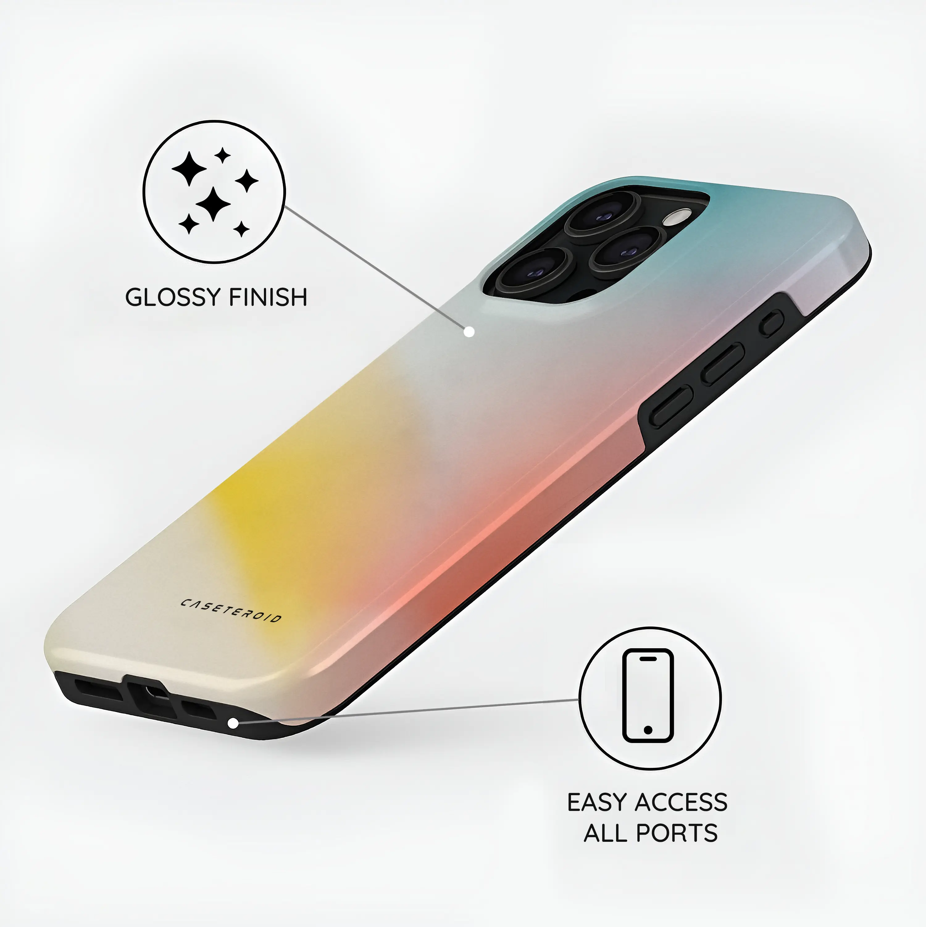 Vibrant Spectrum - iPhone 15 Pro Max Case
