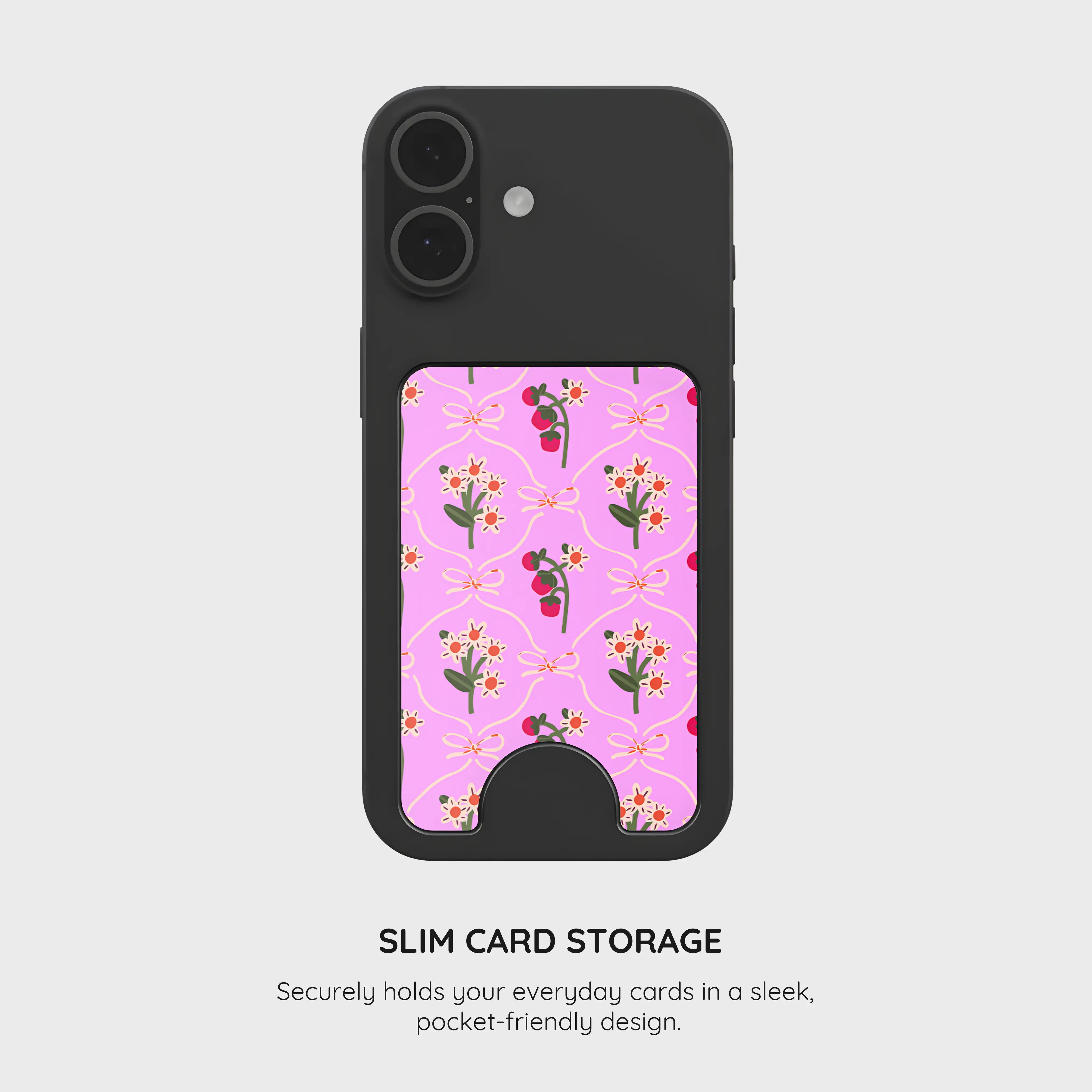 Vintage Bloom - Magnetic Wallet & Stand