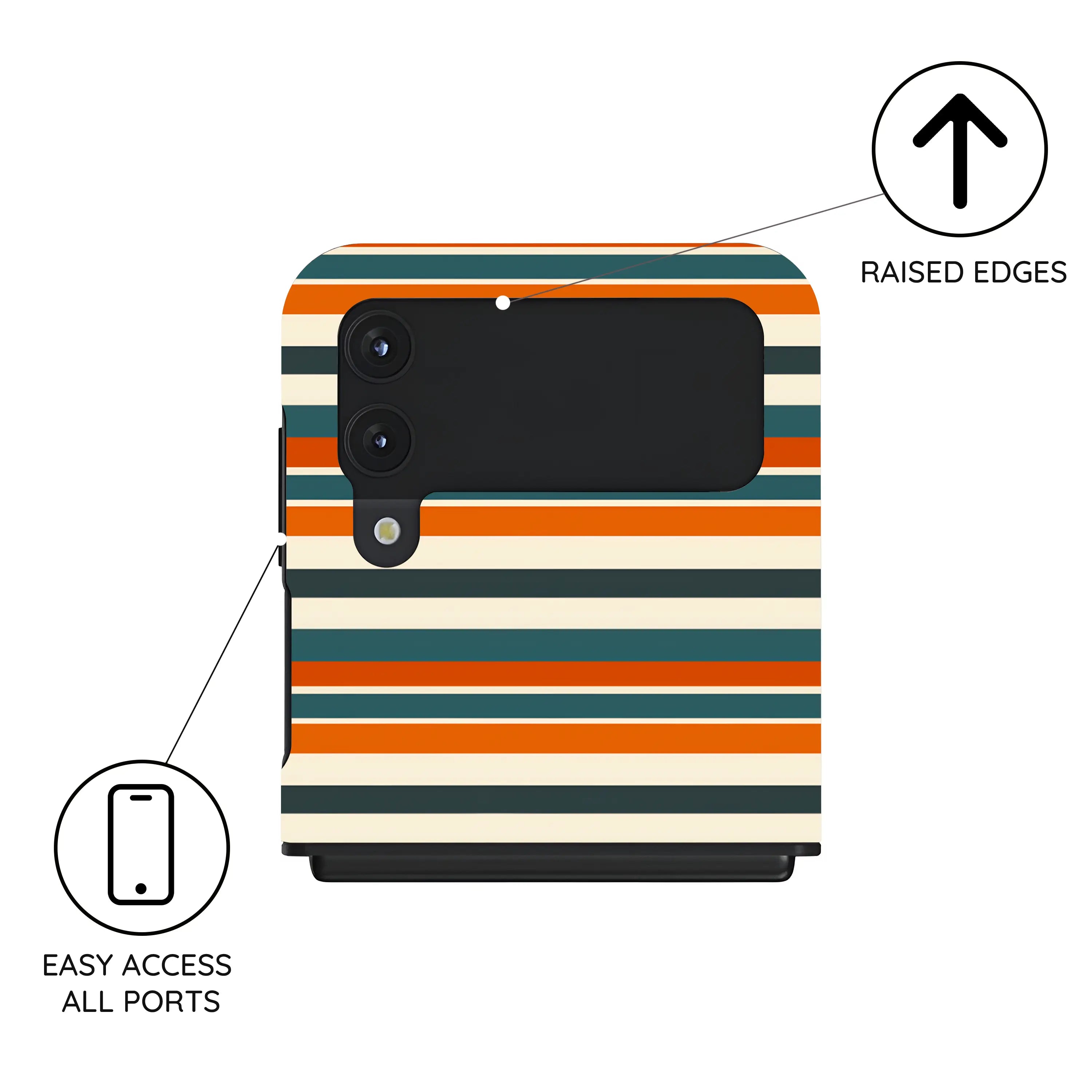 Vintage Band - Samsung Galaxy Z Flip 4 Case