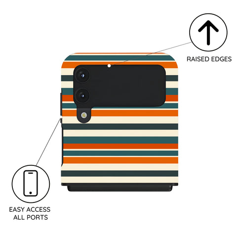 Vintage Band - Samsung Galaxy Z Flip 4 Case
