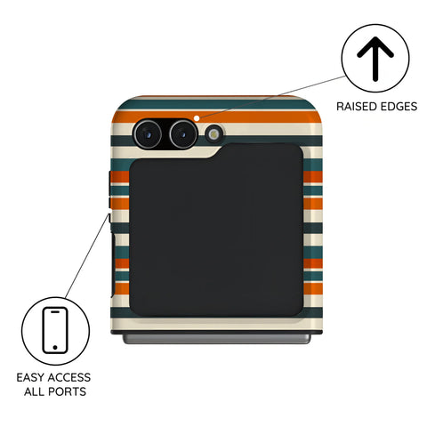 Vintage Band - Samsung Galaxy Z Flip 5 Case