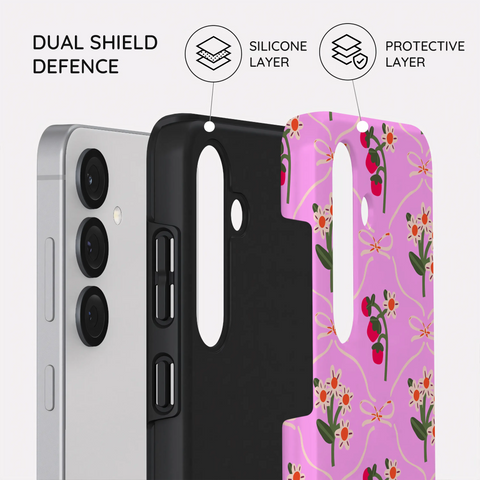 Vintage Bloom - Samsung Galaxy S25 Case