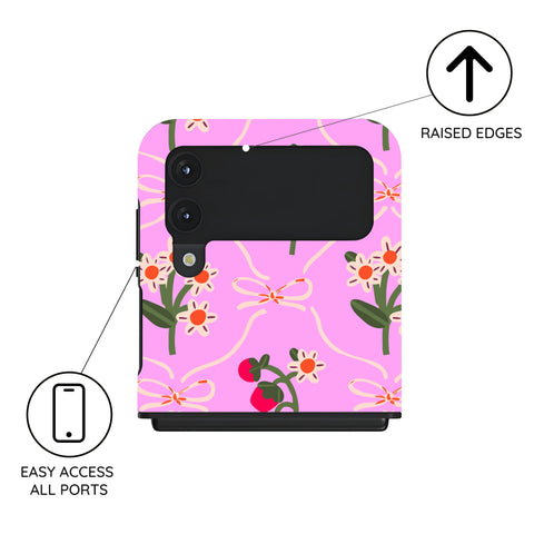 Vintage Bloom - Samsung Galaxy Z Flip 4 Case