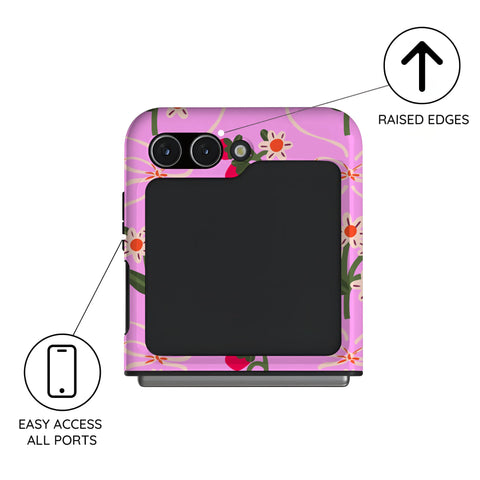 Vintage Bloom - Samsung Galaxy Z Flip 5 Case