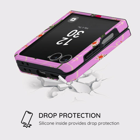 Vintage Bloom - Samsung Galaxy Z Flip 7 Case