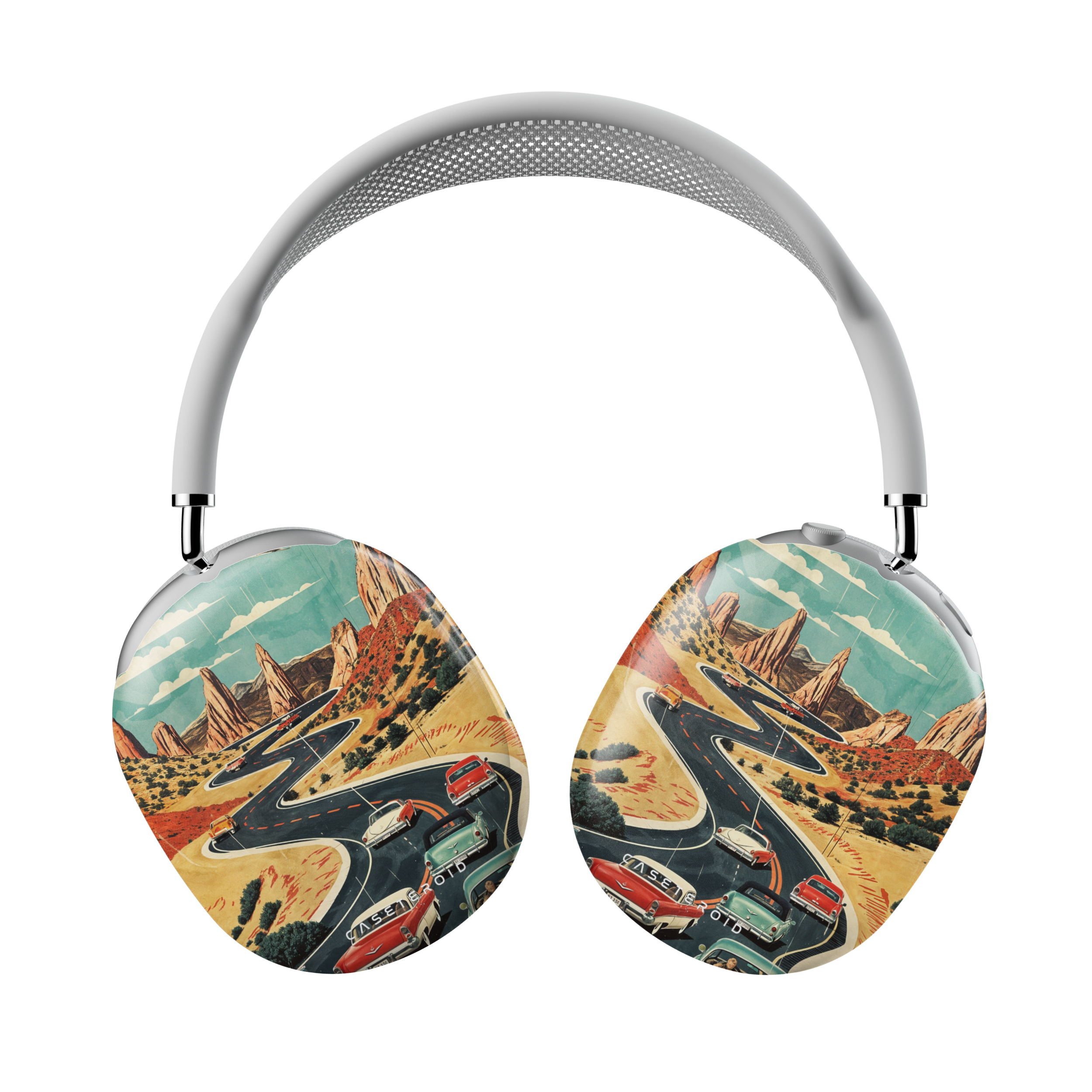 Vintage Journey Route - AirPods Max Case