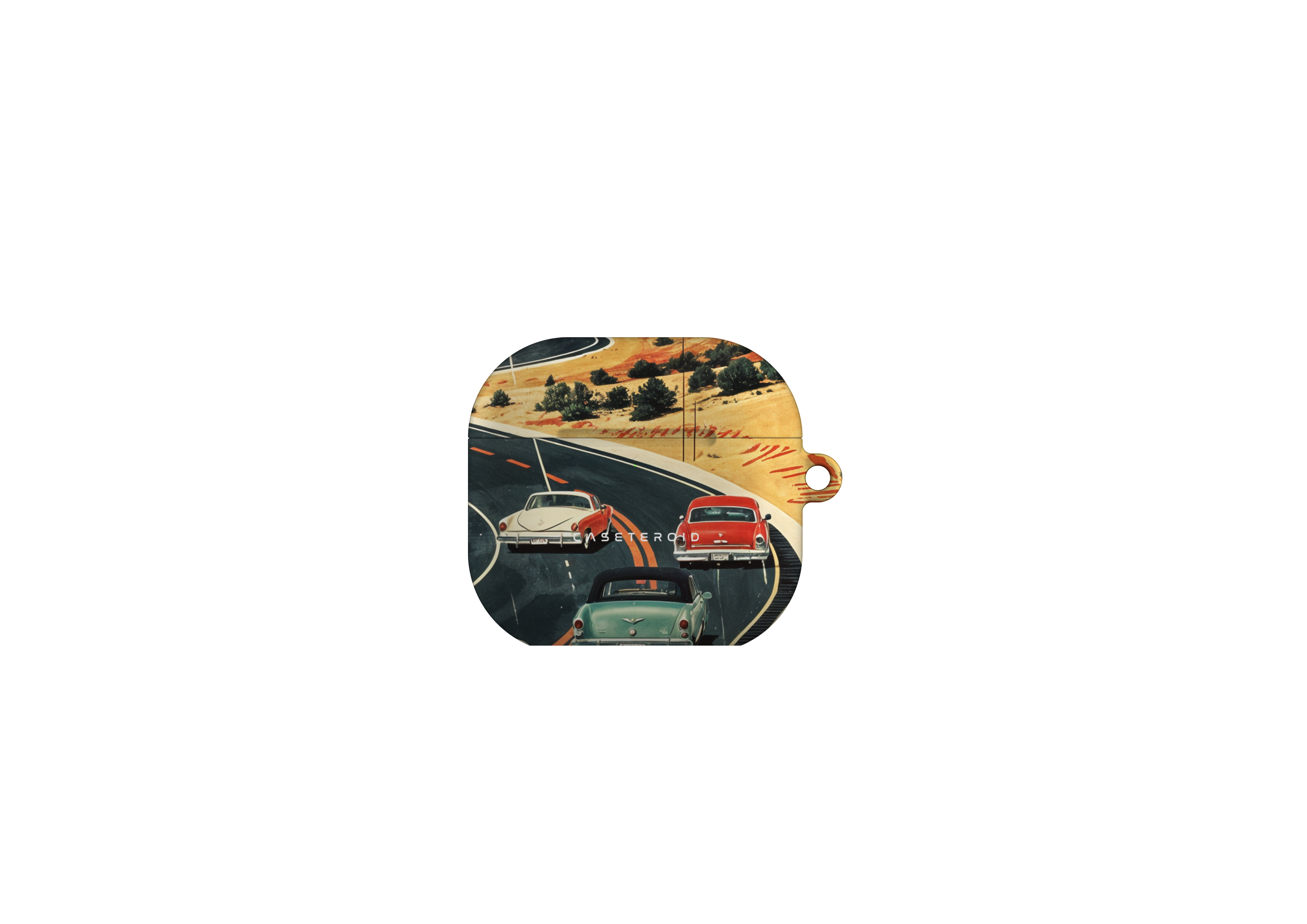 Vintage Journey Route - AirPods 4 Case