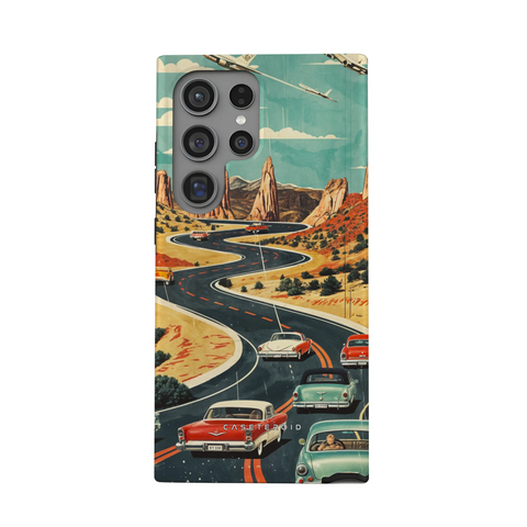 Vintage Journey Route - Samsung Galaxy S24 Ultra Case