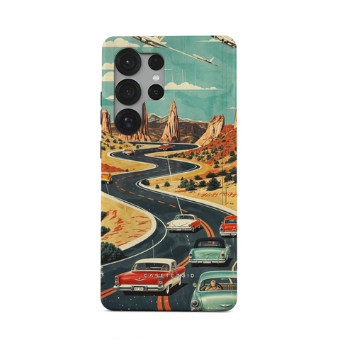 Vintage Journey Route - Samsung Galaxy S25 Ultra Case