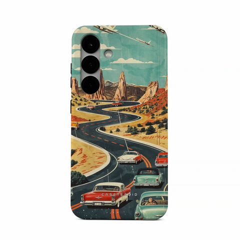Vintage Journey Route - Samsung Galaxy S25 Case
