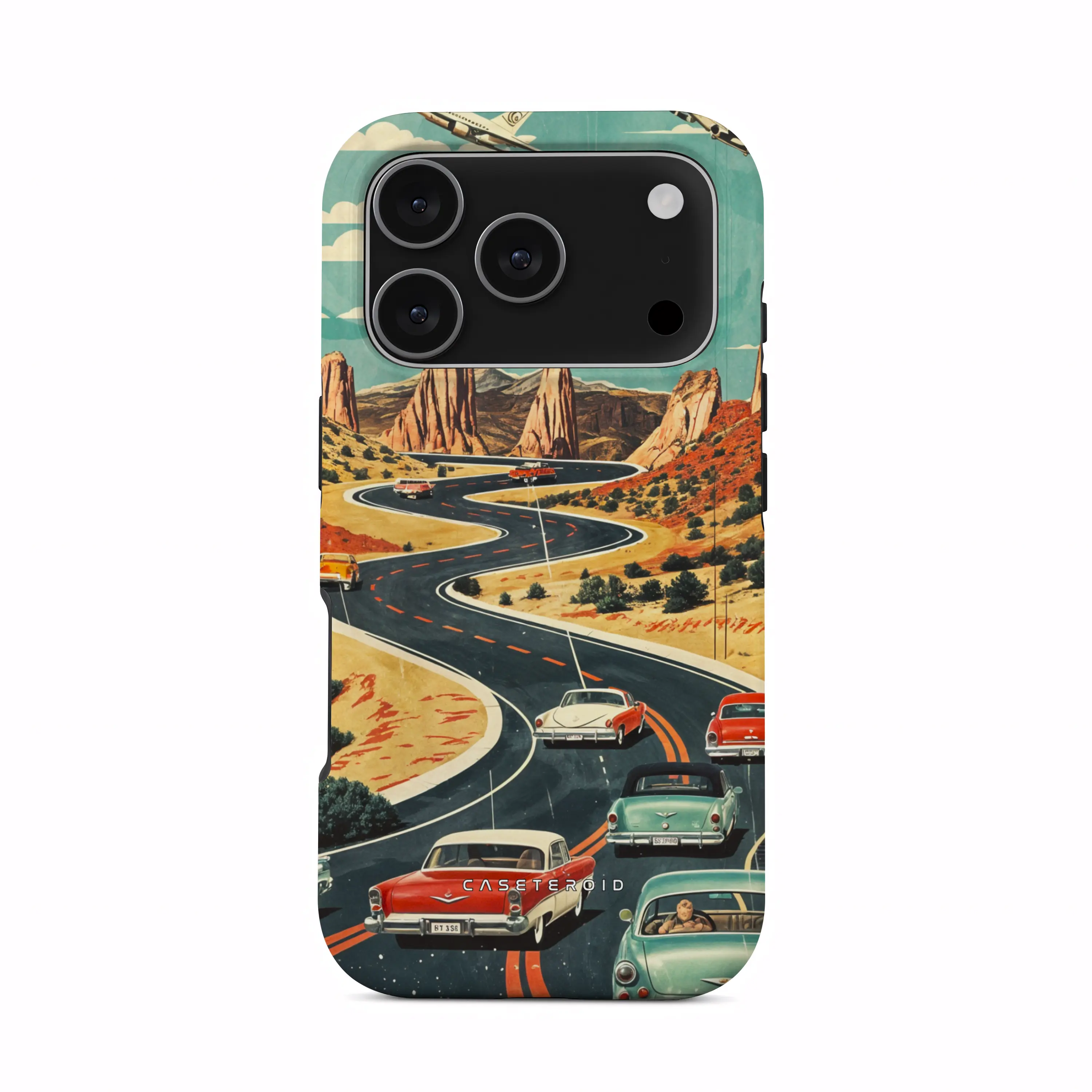 Vintage Journey Route - iPhone 17 Pro Case