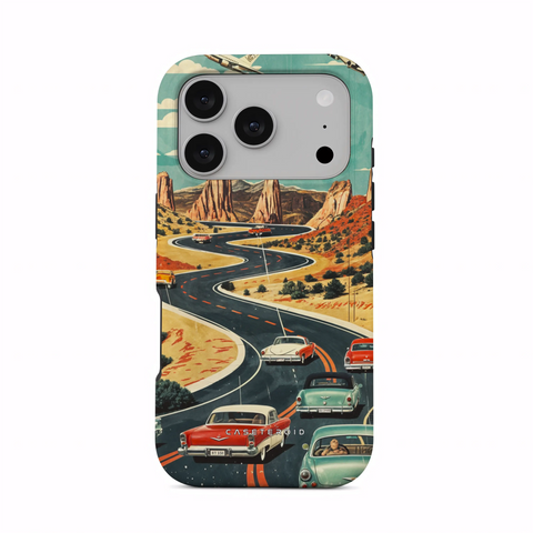 Vintage Journey Route - iPhone 17 Pro Case