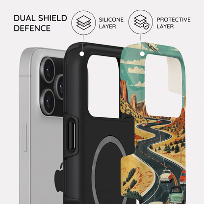 Vintage Journey Route - iPhone 17 Pro Max Case