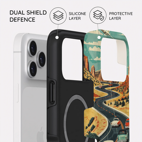 Vintage Journey Route - iPhone 17 Pro Max Case