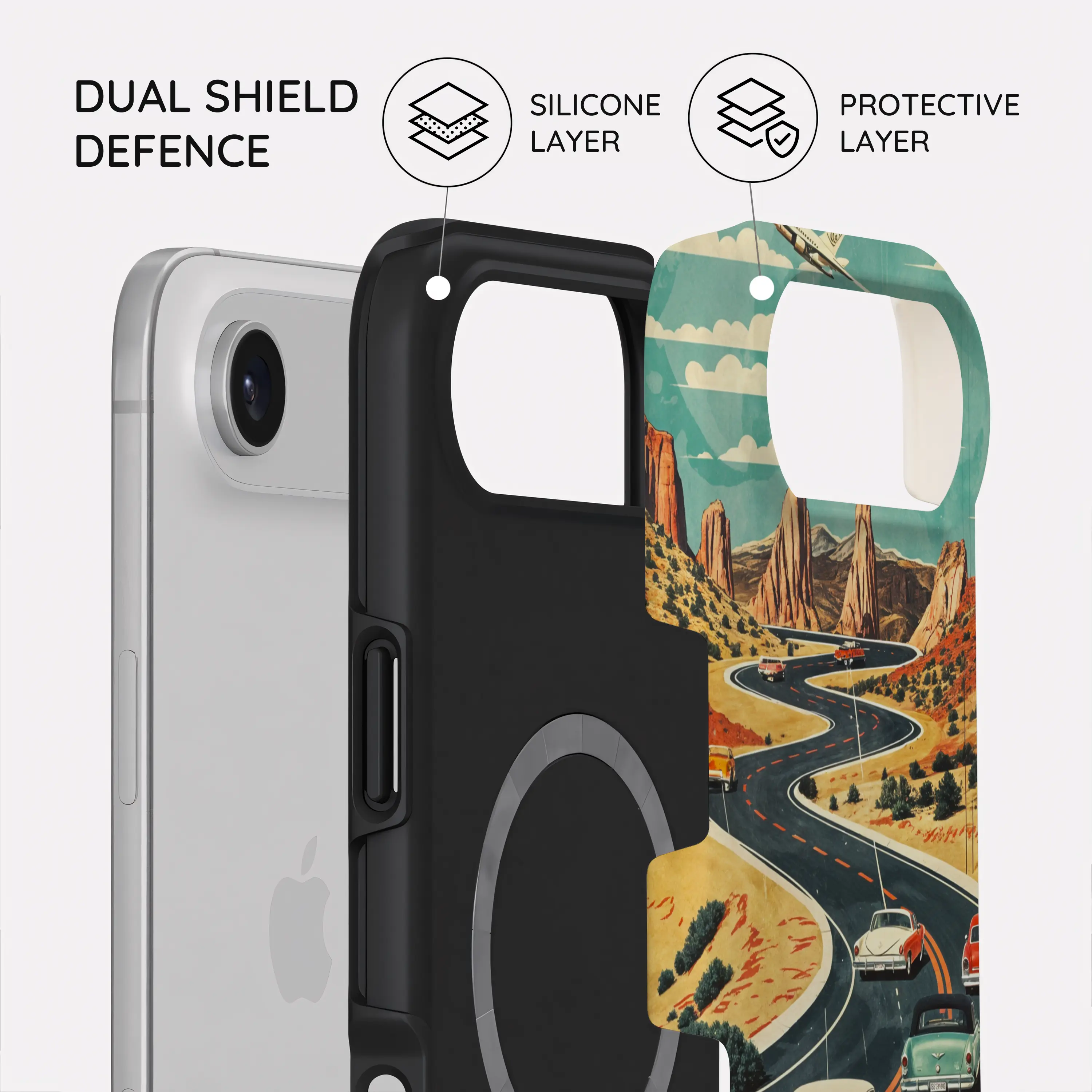 Vintage Journey Route - iPhone Air Case