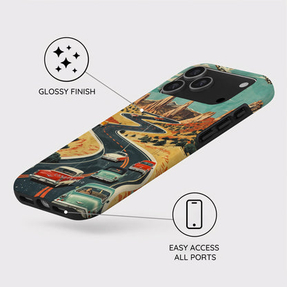 Vintage Journey Route - iPhone 17 Pro Max Case