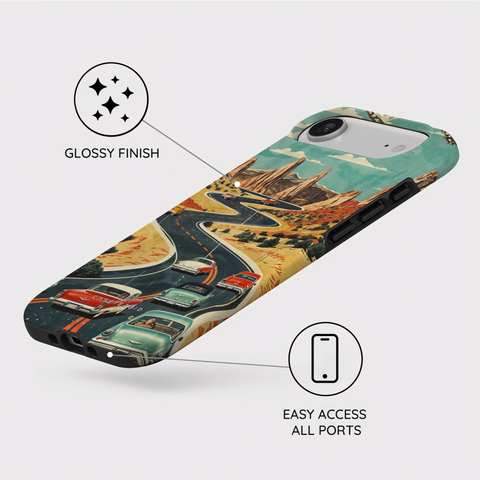 Vintage Journey Route - iPhone Air Case