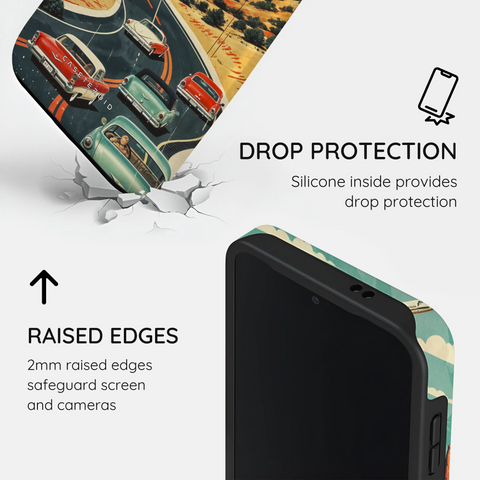 Vintage Journey Route - Samsung Galaxy S24 Plus Case