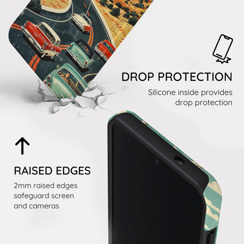 Vintage Journey Route - Samsung Galaxy S25 Plus Case