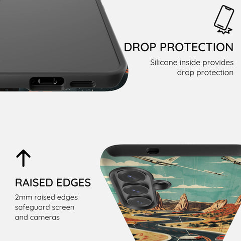 Vintage Journey Route - Samsung Galaxy S23 Case