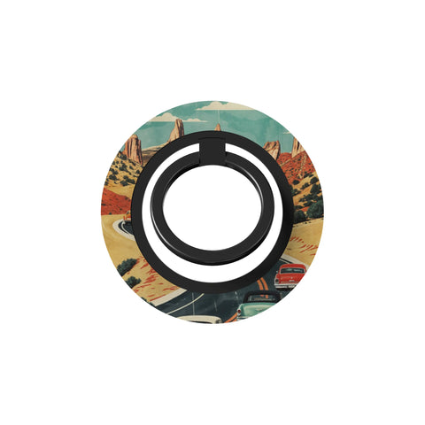 Vintage Journey Route - Magnetic Ring Holder